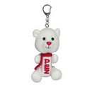 Plush Polar Bear Pez Dispenser Keychain